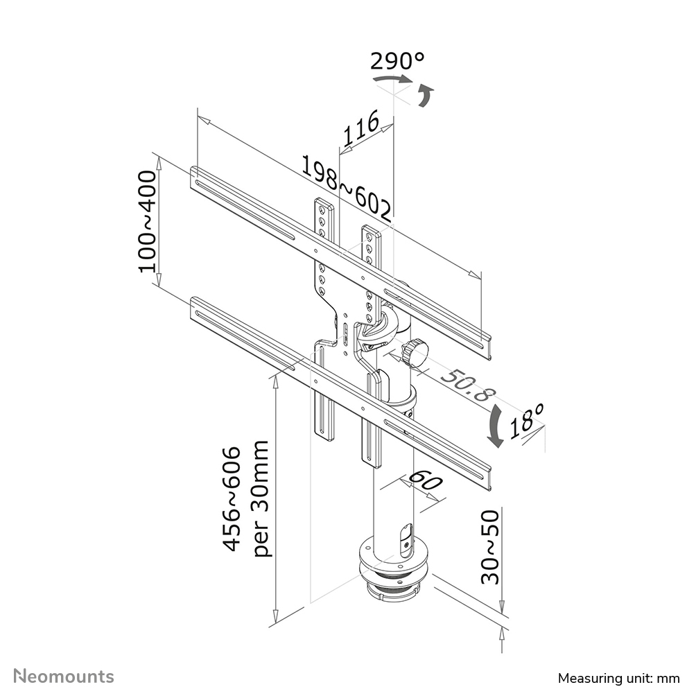 Neomounts monitorarm